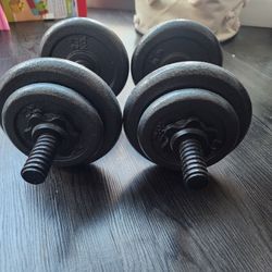 Dumbells (6lb ×4 , 2.5lb x 4)