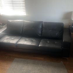 Black Futon  Couch 