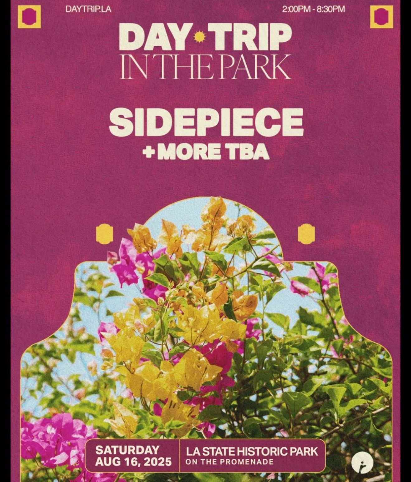 SIDEPIECE DAY TRIP IN THE PARK