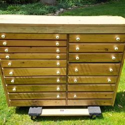 Antique 18 Drawer Cabinet