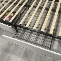 Full Bed Frame 4 Door Storage 