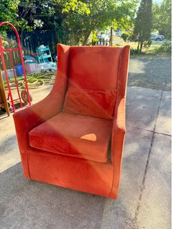 Custom West Elm Mid Century Modern Rocking Chair
