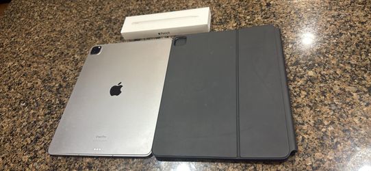 Apple iapd pro M2 wifi plus cellular 12.9 inch whole bundle magic keyboard and pencil 2