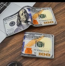$100 Bill Wallet For Men