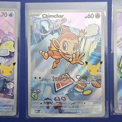 First Partners Piplup, Chimchar, Turtwig