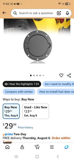 New car parts