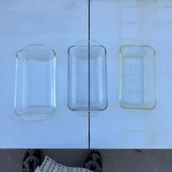 Glass Bake Pans  5” X 9”