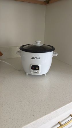 Aroma Rice Cooker with Glass Lid