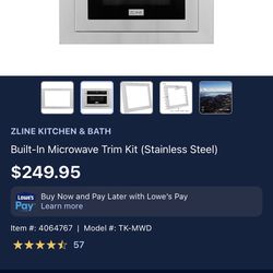 Zline Microwave Trim Kit 