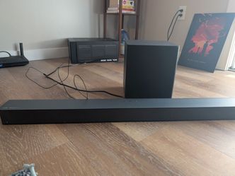 Sound bar with subwoofer : VIZIO M-Series 2.1 Sound Bar with Dolby Atmos and DTS:X, Wireless Subwoofer, M215a-J6 (HDMI)-Black