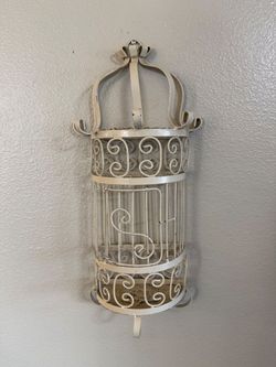 Vintage-Style Decorative Metal Birdcage