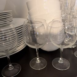 Glassware And Bowls. 