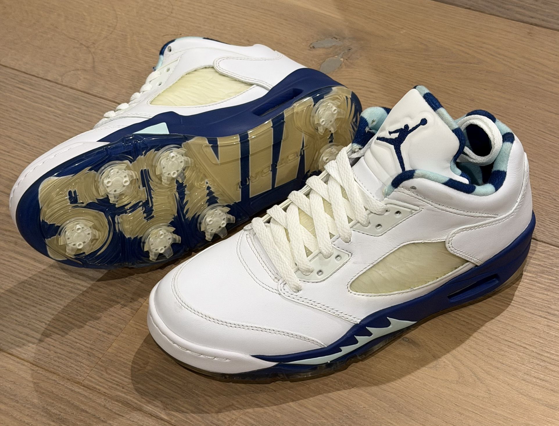 JORDAN 5 LOW GOLF SHOES 'WING IT' Sz 8 BRAND NEW