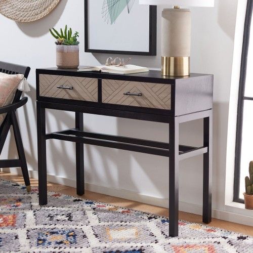 Brand New In Box Black Console Table