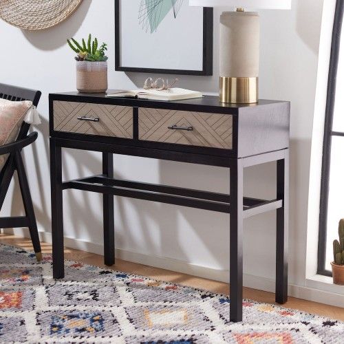 Brand New In Box Black Console Table 