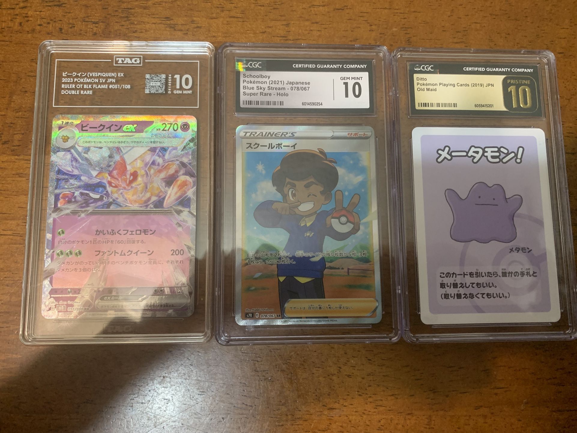 CGC And Tag Graded Pokemon Cards