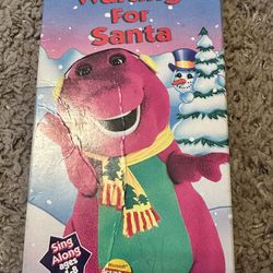 Barney Waiting For Santa VHS