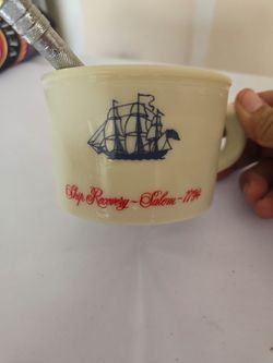 Vintage Ship Recovery Salem 1794 Shaving Mug