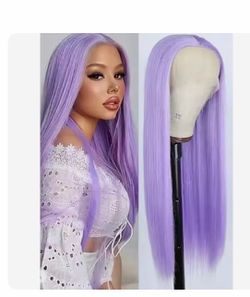 Violet long wig
