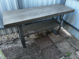 Console Table with Lower Shelf