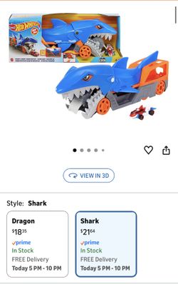 Hot Wheels Shark and Dragon 