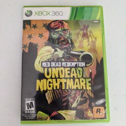 Red Dead Redemption Undead Nightmare Xbox 360 Game 