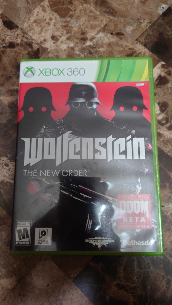 XBOX 360 Wolfenstein 