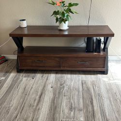 Heavy Duty Real  Wood Tv Stand 