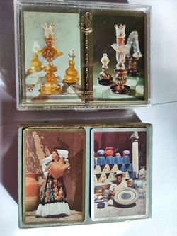 (2) Old Vintage Sets Of 2 Decks Each (Playing Cards