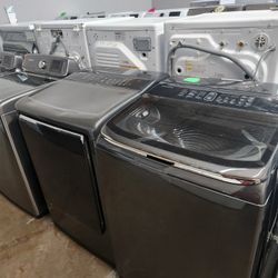 💯💯SAMSUNG SET STEAM WASHER AND ELECTRIC DRYER JUMBO WITH WARRANTY 💢 