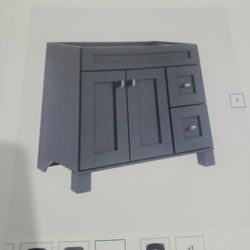 gray bathroom vanity cabinet 