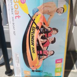 BLOW UP BOAT WITH PADDLES CHEAP