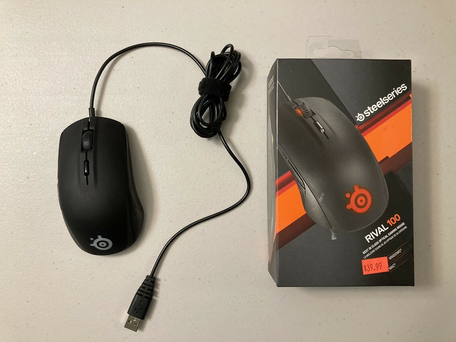 Steelseries Rival 100 RGB Optical Gaming Mouse (USB)