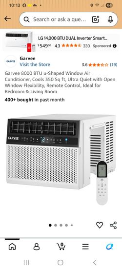 Brand New Garvee 8100btu U shaped window A.C