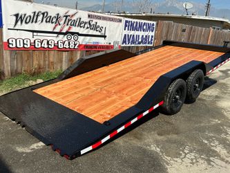 20x8.5 heavy duty power tilt trailer