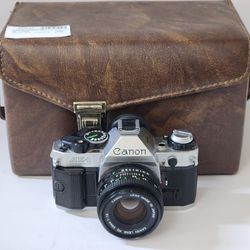 Canon AE-1 Camera With Accessories 