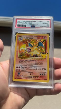 Charizard celebrations PSA 10 Pokemon card