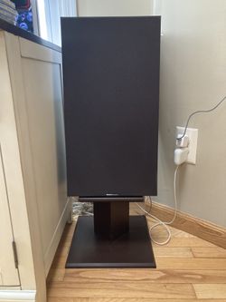 Pair of Vintage Boston Acoustics A70 Speakers With Stands