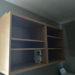 Wall bookshelves, adjustable  (null)