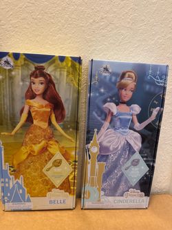 Disney Princess Dolls Belle& Cinderella