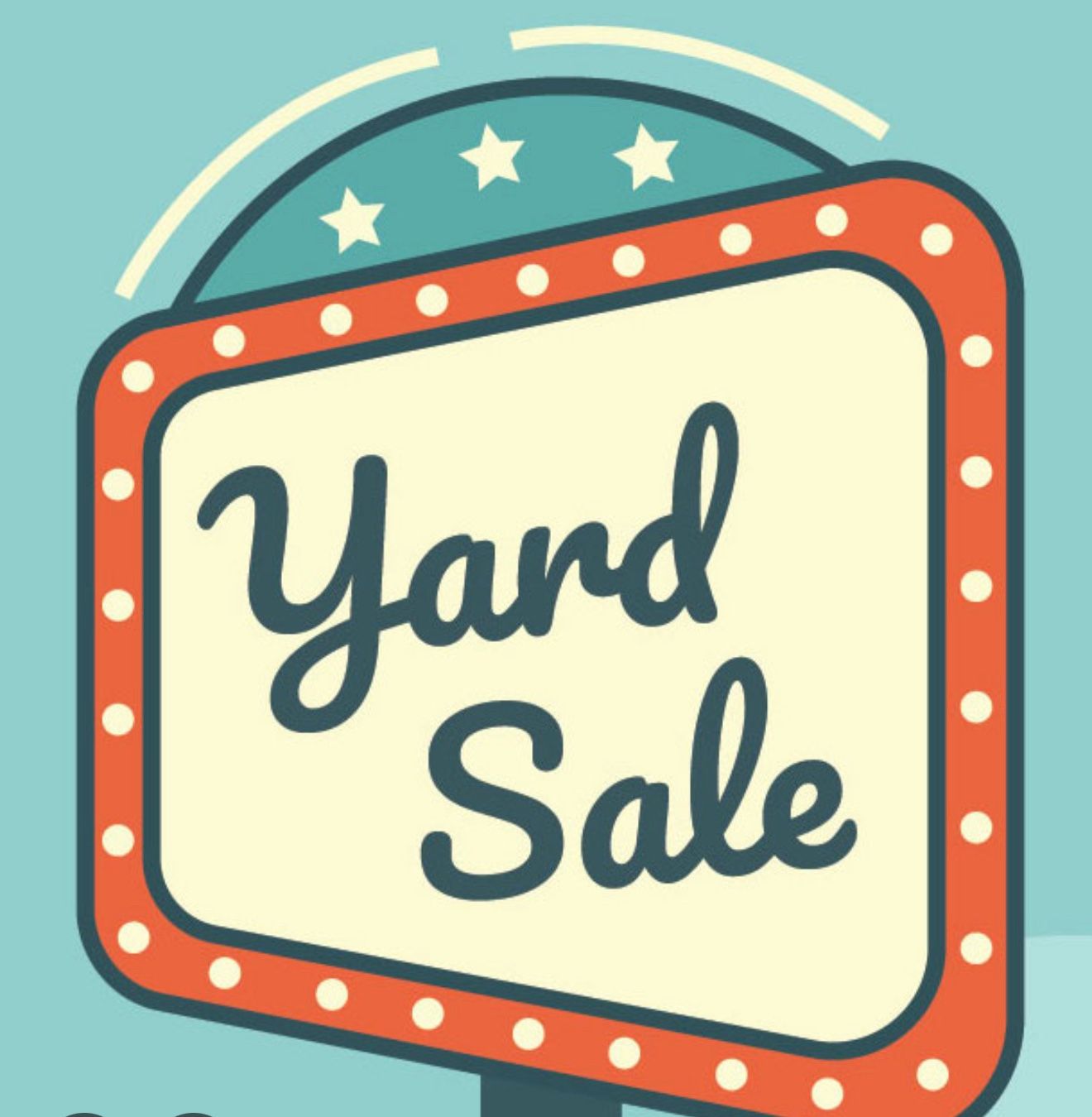 YARD SALE-Saturday 29th 