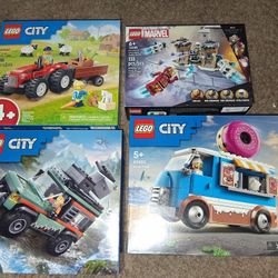 PICK UP ALL 4 LEGO SETS FOR ONLY  $50.00 BRAND NEW