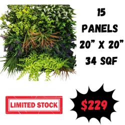15 Panels Ivy 20”x20” 34 Sqf
