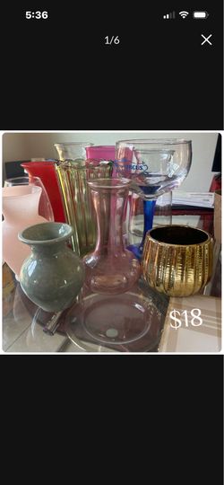 Like New Many Glass bases  SALE $15 ,$10 ,$8  🎉