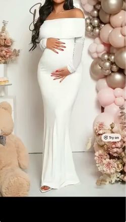 White dress (size L)