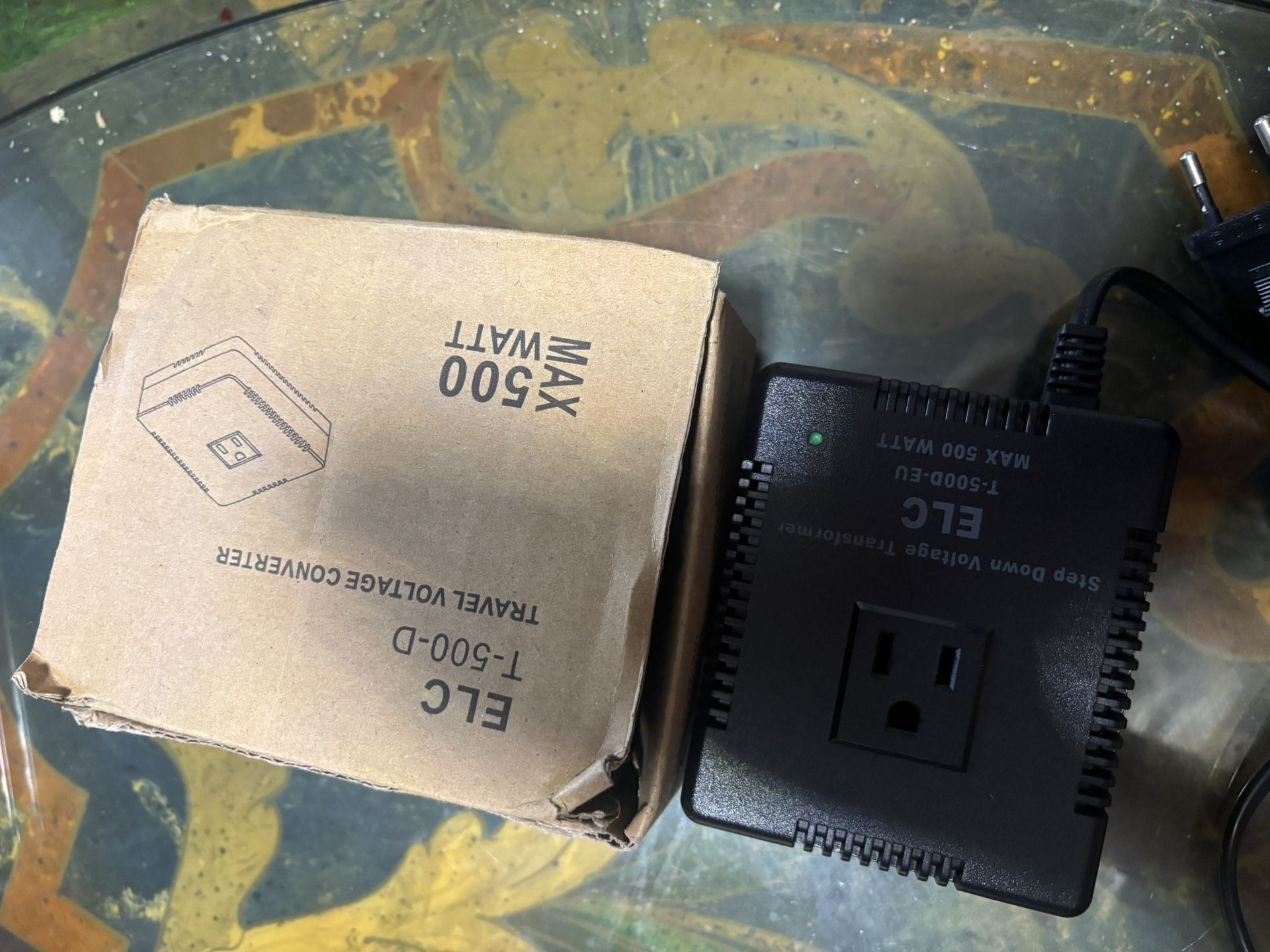 Travel Voltage Converter 500 Watts Maximum For Europe 