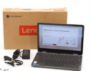 Lenovo - 500e Yoga Chromebook Gen 4 82W4001SUS 12.2" Touchscreen Convertible 2 in 1 Chromebook - WUXGA - 60 Hz - Intel - Gray