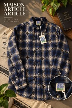Maison Article Long Sleeve Button-Up Shirt