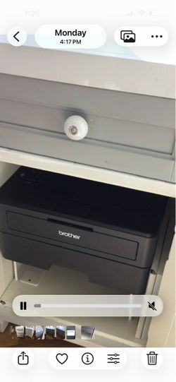 Pottery Barn Double-Sided Printer / Storage Cabinet — $150