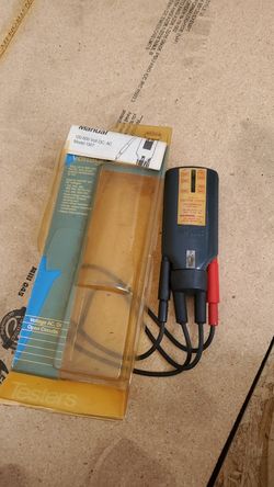 Woods solenoid voltage tester ac to dc dual Voltage indicator